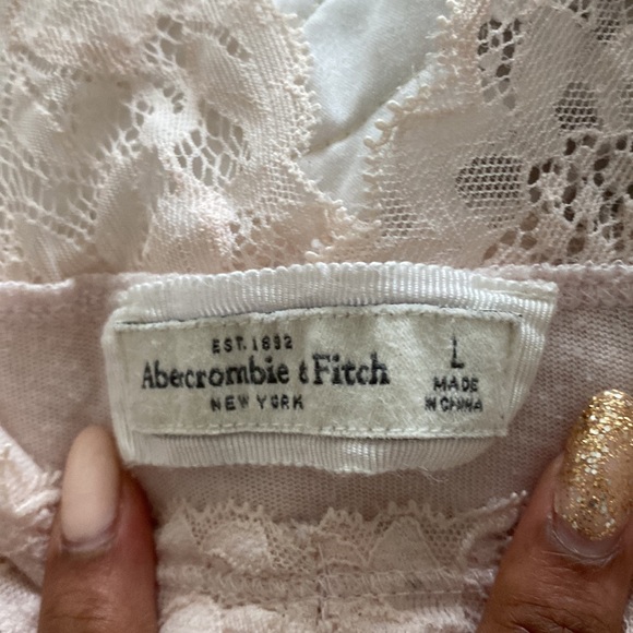 A&F Blush Lace Mini Dress - Picture 2 of 5